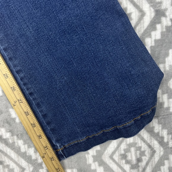 Spanx Flare Jeans Womens XL Regular Midnight Shade Stretch Denim Slimming - Picture 9 of 14